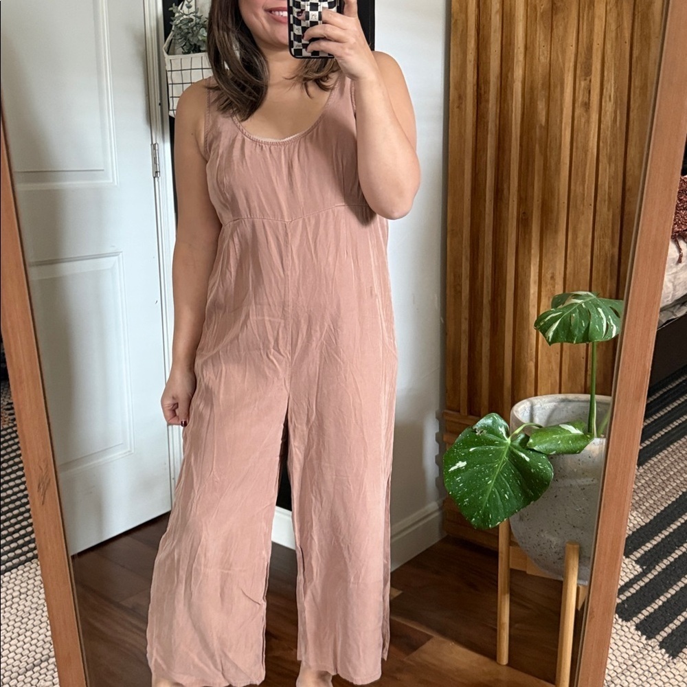 Outerknown Fawn Pali 100% Tencel Sleeveless Playsuit Jumpsuit. S